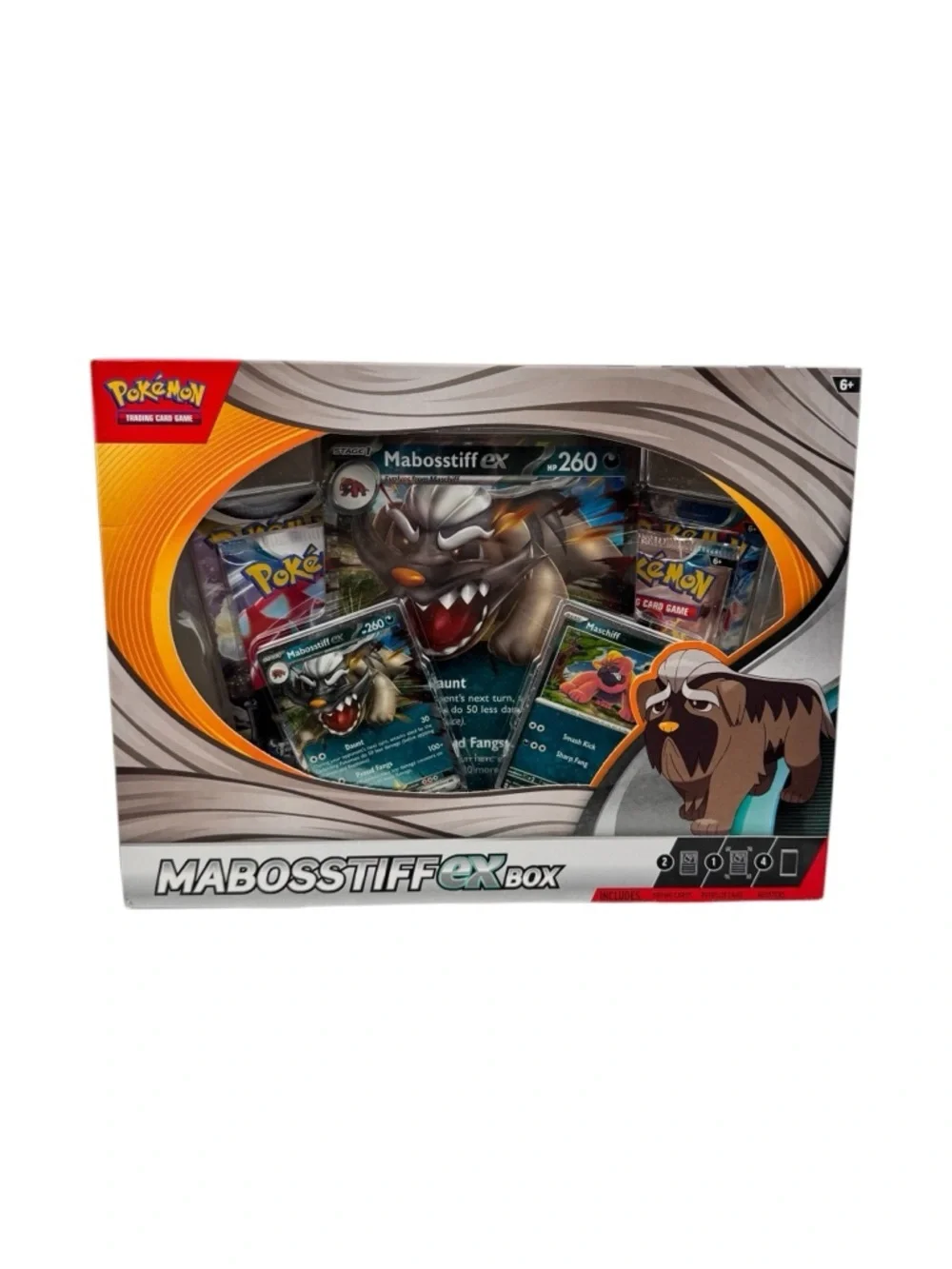 Pokemon TCG Mabosstiff ex Collection Box Kit Promo Factory Sealed Oversize Card